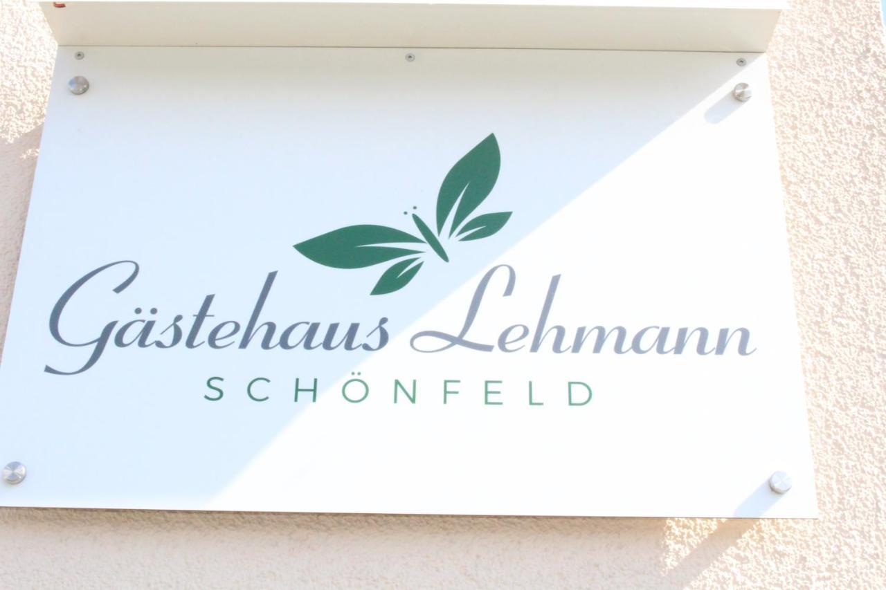 Gaestehaus Lehmann Schonfeld  Exteriör bild